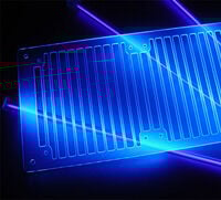 AC Ryan RadGrillz Stripes 1x120mm - Acrylic UVBlue