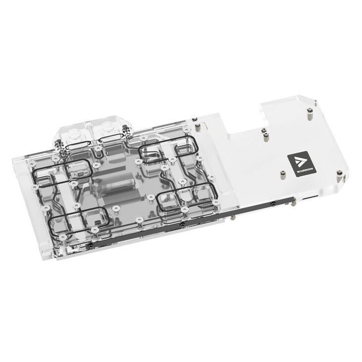 Barrow LRC2.0 full coverage GPU Water Block for ASUS STRIX 3070 Aurora RGB - Acryl image number 0