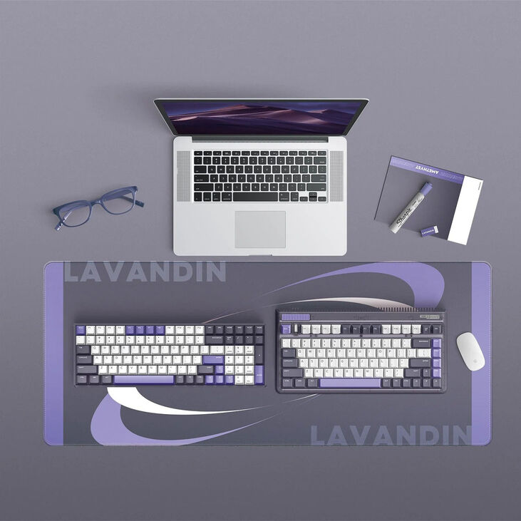 IQUNIX F97 Lavandin Wireless Gaming Tastatur, RGB - MX-Red-Switches (US) image number 10