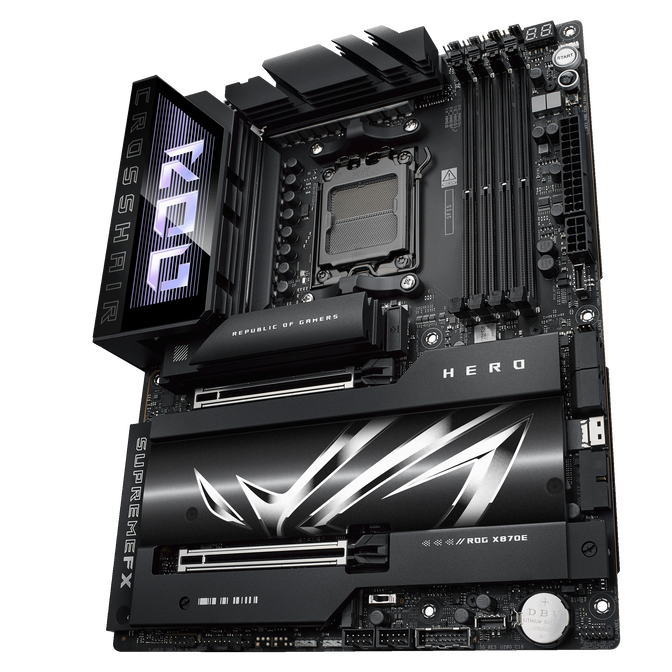 ASUS ROG Crosshair X870E Hero Mainboard, AMD X870E, Sockel AM5, DDR5 image number 8