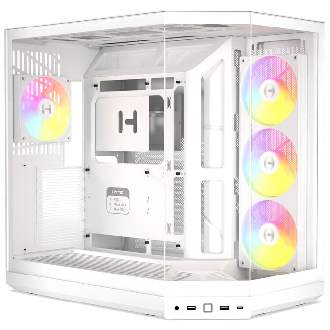 HYTE Y50 Midi Tower - Snow White image number 0