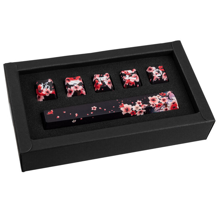 Traitors Sakura Kuro, Keycap Set, PBT 5-side Dye-Sub image number 2
