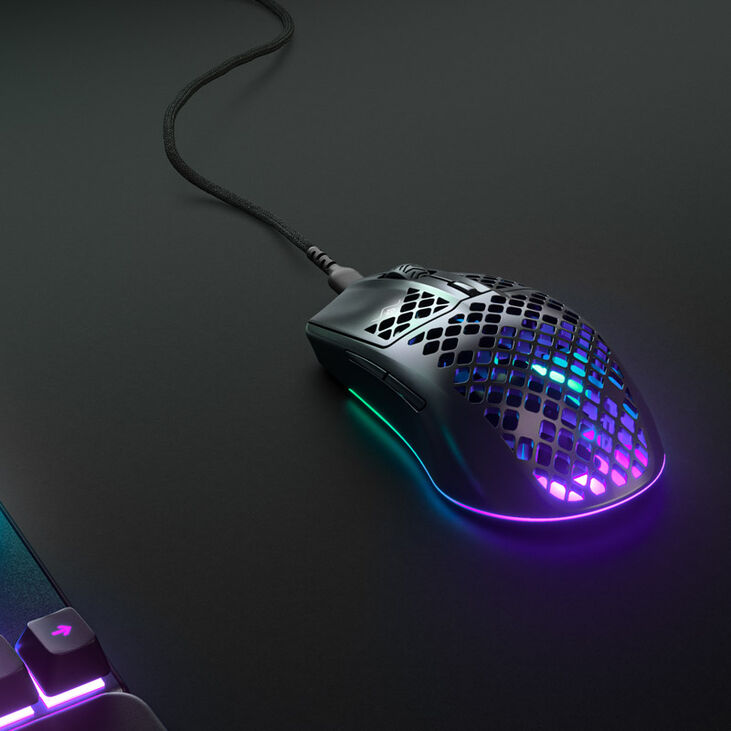 SteelSeries Aerox 3 Gaming Mouse - matte black image number 6