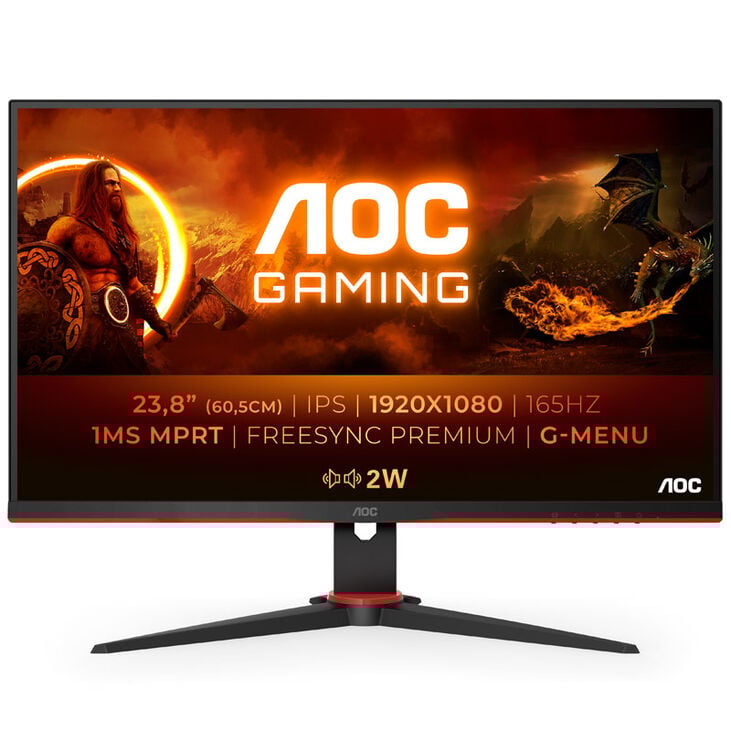 AOC 24G2SPAE/BK, 23,8 inch Gaming Monitor, 165 Hz, IPS, Adaptive Sync image number 2