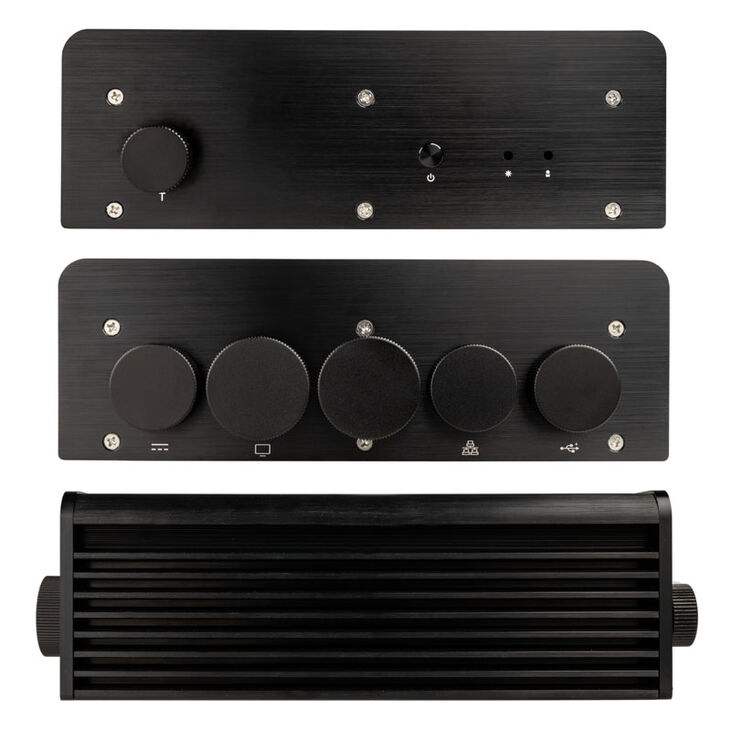 Akasa Pascal TN UCFF case (Intel NUC), waterproof, OEM - black image number 2