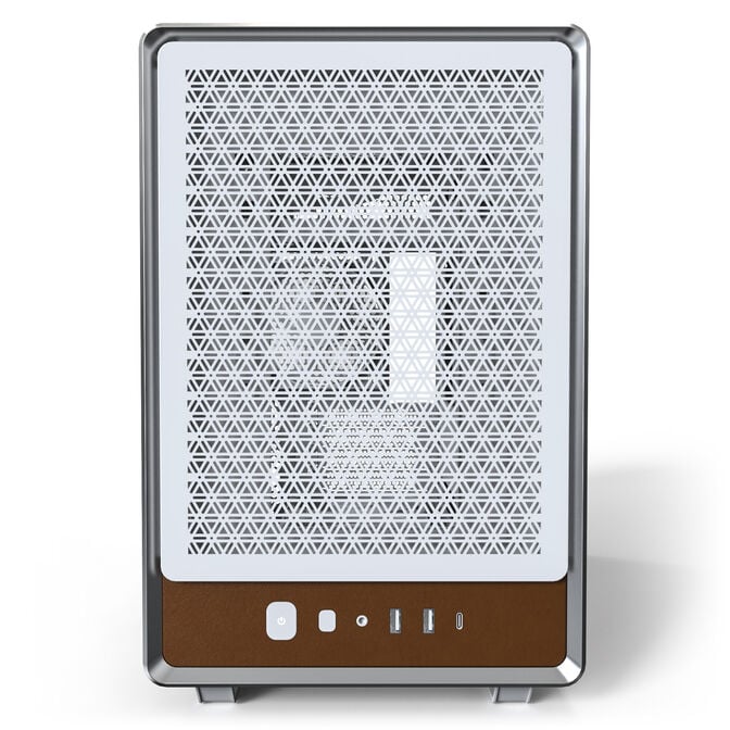 Montech HERITAGE PRO PC case, Mid Tower, ATX, Tempered Glass - white image number 4