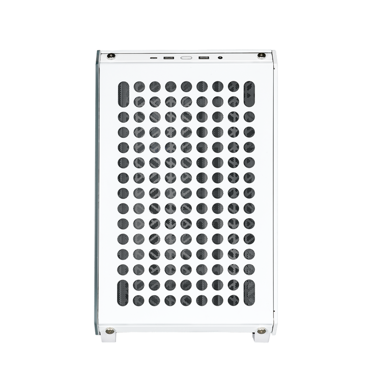 Cooler Master Qube 500 Flatpack PC-Gehäuse, Midi-Tower, ATX, Tempered Glass - weiß image number 1