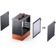 Jonsbo T7 PC-Geh&auml;use, Midi-Tower, mATX, Tempered Glass - schwarz image number null