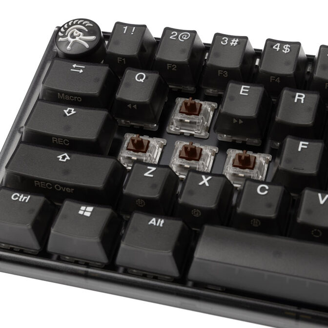 Ducky One 3 Aura Black Mini Gaming Tastatur, RGB LED - MX-Brown (US) image number 4