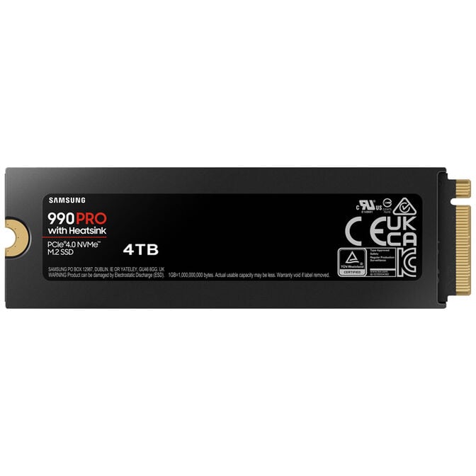 Samsung 990 PRO Series NVMe SSD, PCIe 4.0 M.2 Type 2280, with heatsink - 4 TB image number 7