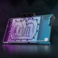 EKWB EK-Quantum Vector&sup3; Master RTX 5090 GPU-Wasserk&uuml;hler, D-RGB, Backplate - Acryl image number null