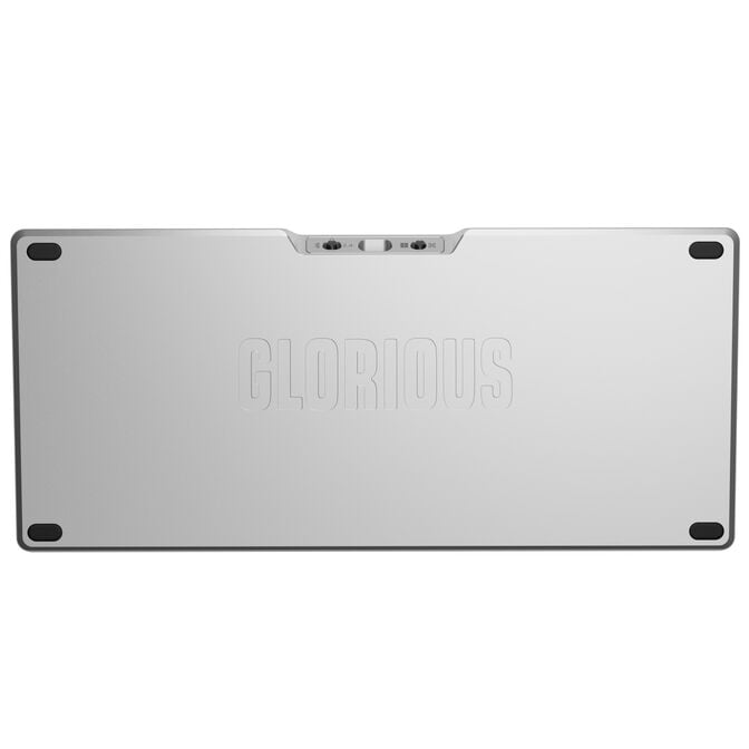 Glorious GMMK 3 Pro Wireless 75 % Custom Gaming-Tastatur - Pre-Built, ANSI (US), Fox Switches, silber image number 5