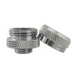XSPC fitting G1/4" to 14mm hard tube, chrome - 8 pieces image number null