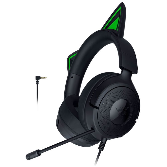 Razer Kraken Kitty V3 X Gaming Headset, wired, 7.1 surround sound - black image number 1
