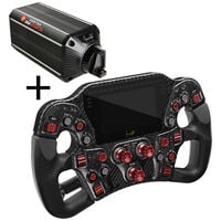 Asetek SimSports Invicta Formula Lenkrad - rot + The Invicta Wheelbase (27 Nm)