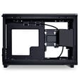 Lian Li DAN Cases A3-mATX - Walnut, black + 3x UNI FAN SL-INF 120 ARGB Reverse Blade Fans + 1x Standard PWM Fan - 120mm image number null
