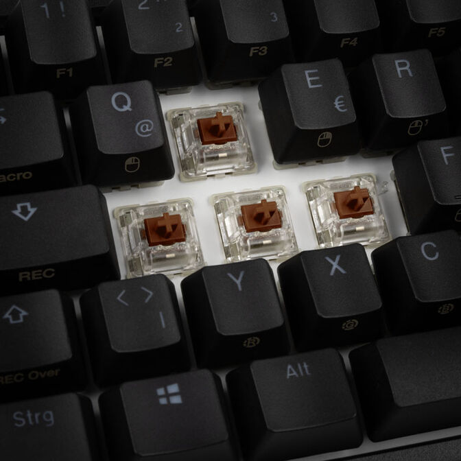 Ducky One 2 SF Gaming Keyboard, MX-Brown, RGB LED - black image number 6