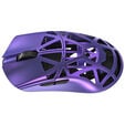 WLMOUSE Beast X Pro Solid Sides Gaming Mouse, Omron Optical Switches - Purple image number null