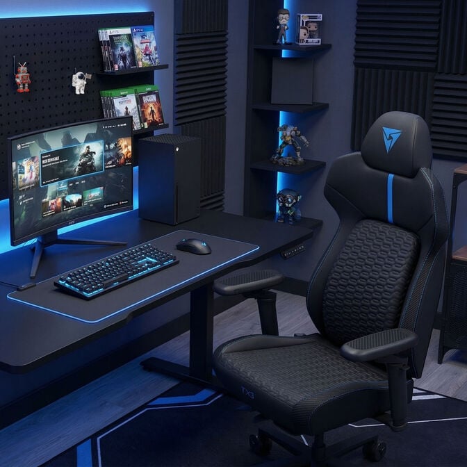 TX3 Core 360 Gaming Stuhl - Racer, blau image number 9
