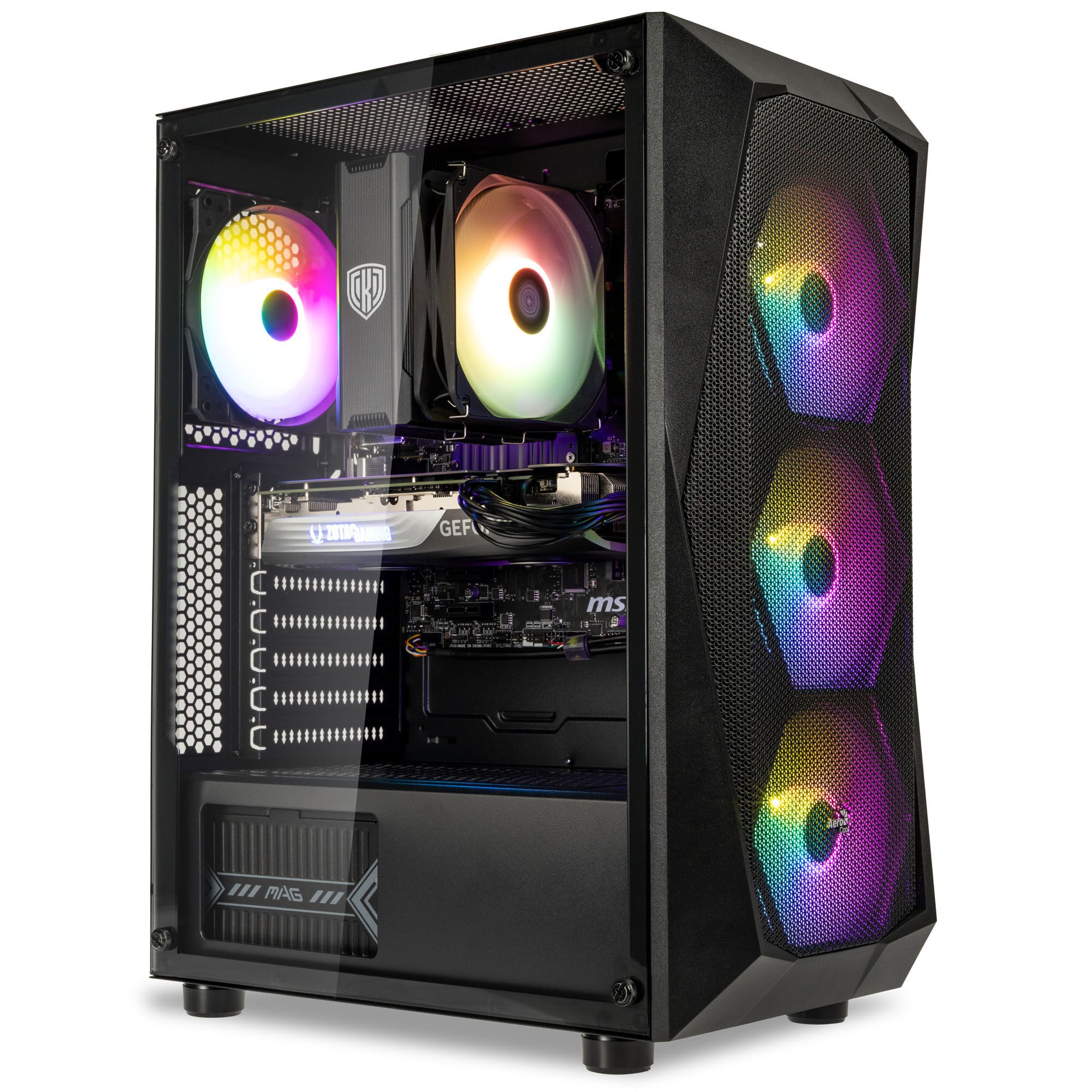 Gaming PC, AMD Ryzen 7 5700X, RTX 4060 Ti 16GB - Pre-built PC Gaming PC, AMD Ryzen 7 5700X, RTX 4060 Ti 16GB - Pre-built PC