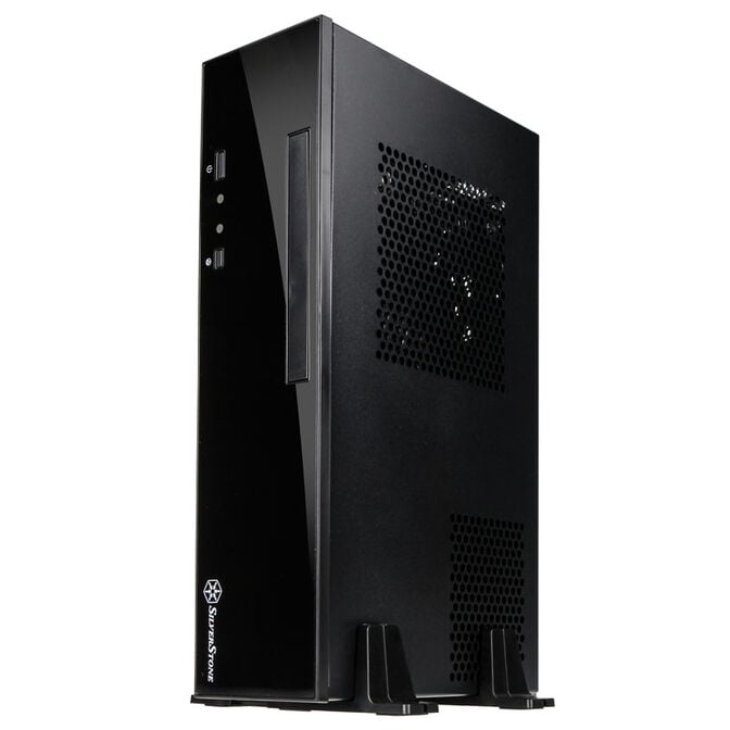 SilverStone SST-ML09B Milo HTPC Case - black image number 1