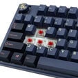 Ducky One 3 Cosmic Blue Gaming Tastatur, RGB LED - MX-Red (US) image number null
