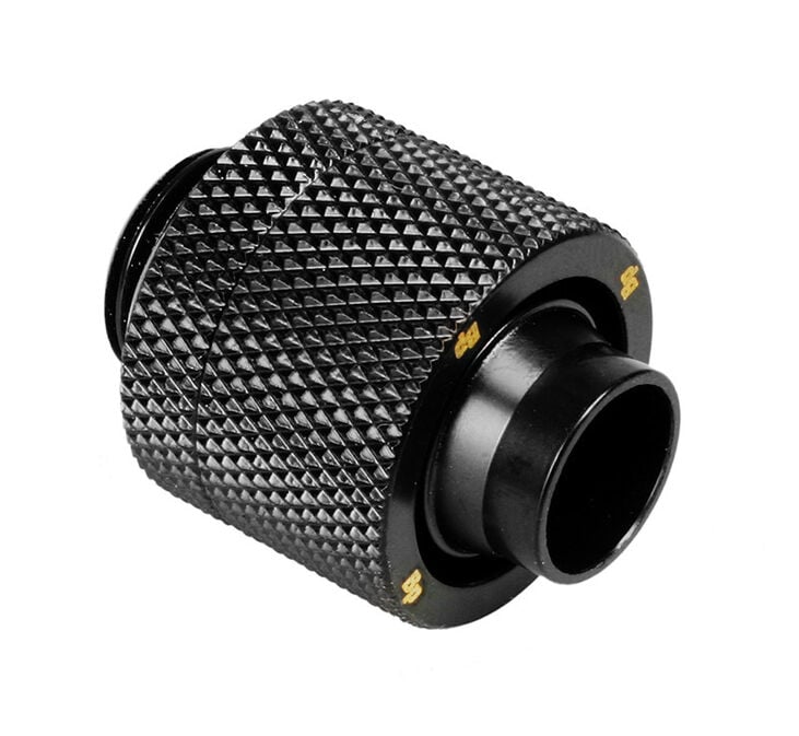 Bitspower Anschluss gerade G1/4 Zoll AG auf 16/11mm - schwarz matt image number 1
