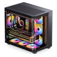 Jonsbo TK-3 PC Case, Mid Tower, ATX, Tempered Glass - Black image number null