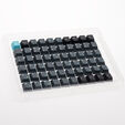 Ducky Skyline PBT Tripleshot Set - 133 Keycaps, ANSI-US Layout, ANSI-US Layout image number null