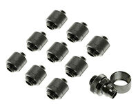 Water connection set 16/10mm - black