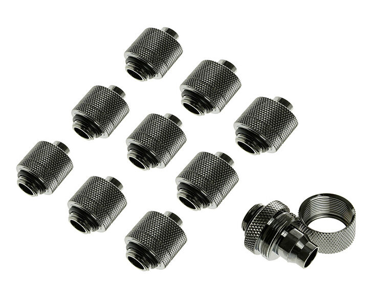 Water connection set 16/10mm - black image number 0