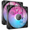 Corsair iCUE LINK RX140 RGB Series, PWM Fan 2-Pack - 140mm, black