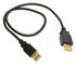 InLine USB 2.0 Verlängerung, vergoldete Kontakte - 0,5m image number null