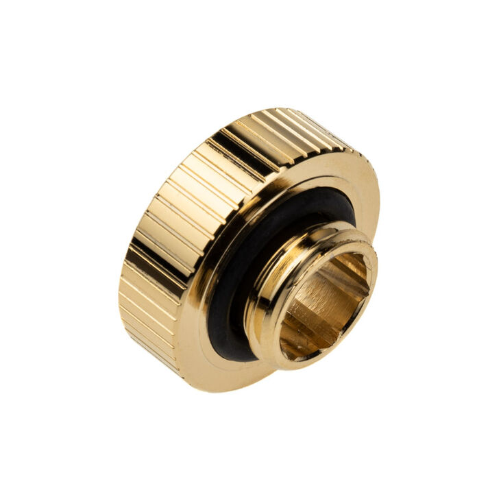 EK Water Blocks EK-Quantum Torque G1/4 Inch Extension Straight Fitting M/F 7 - gold image number 1