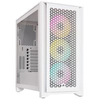 Corsair iCUE 4000D RGB Airflow Mid-Tower, Tempered Glass - weiß