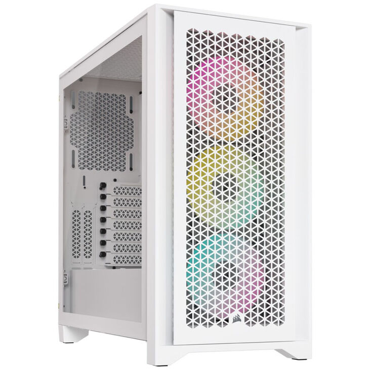 Corsair iCUE 4000D RGB Airflow Mid-Tower, Tempered Glass - weiß image number 0