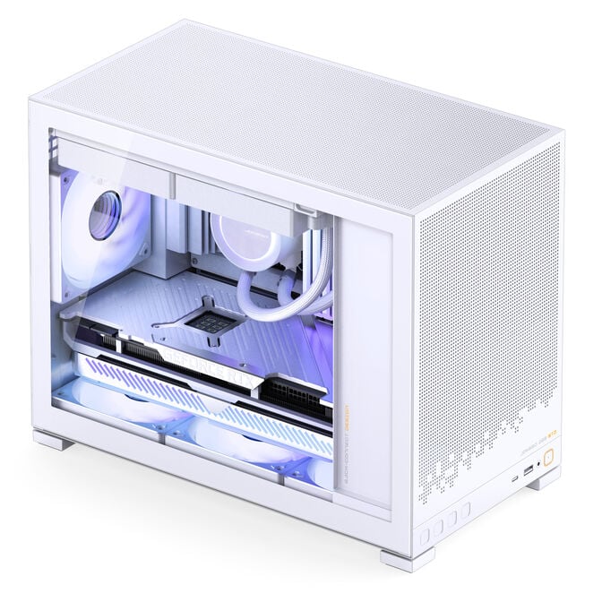 Jonsbo D32 STD PC-Geh&auml;use + TRYX PANORAMA Komplett-Wasserk&uuml;hlung, ARGB - 240mm, wei&szlig; image number 8