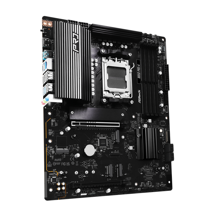 ASROCK B850 Pro-A Mainboard, Sockel AM5, AMD B850, ATX, DDR5 image number 1