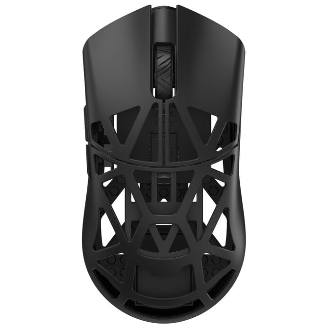 WLMOUSE Beast X Pro Solid Sides Gaming Mouse, Omron Optical Switches - Black image number 1