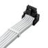 CableMod Universal Pro ModMesh 16-Pin to 16-Pin Cable, 90° Connector, Sleeved, StealthSense - White, 60 cm, Var. B image number null