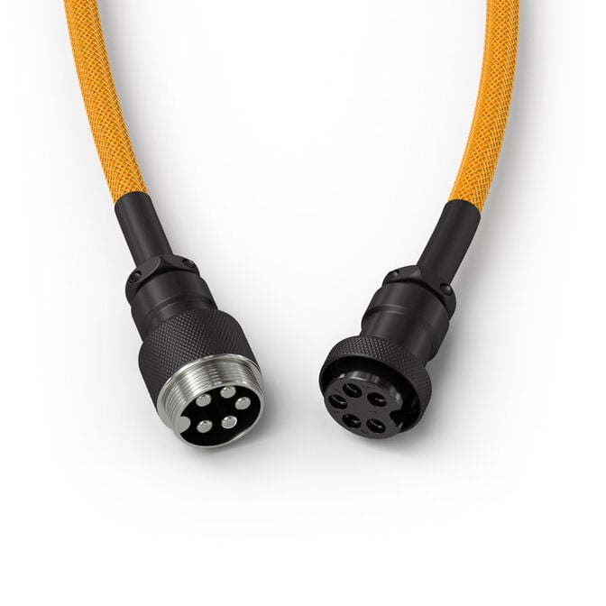 Glorious Coiled Cable Glorious Gold, USB-C to USB-A - 1,37m, gold image number 3