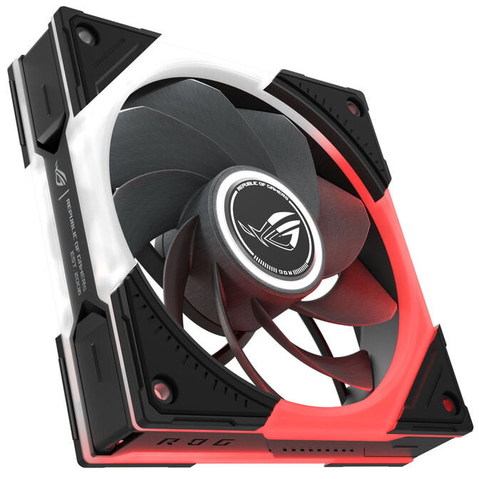 ASUS ROG Eurux GR120 ARGB PWM Fan - Reverse Blade, 3-Pack, black image number 5