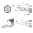 iFixit FixHub L&ouml;tspitze messerf&ouml;rmig - 2,5 mm image number null