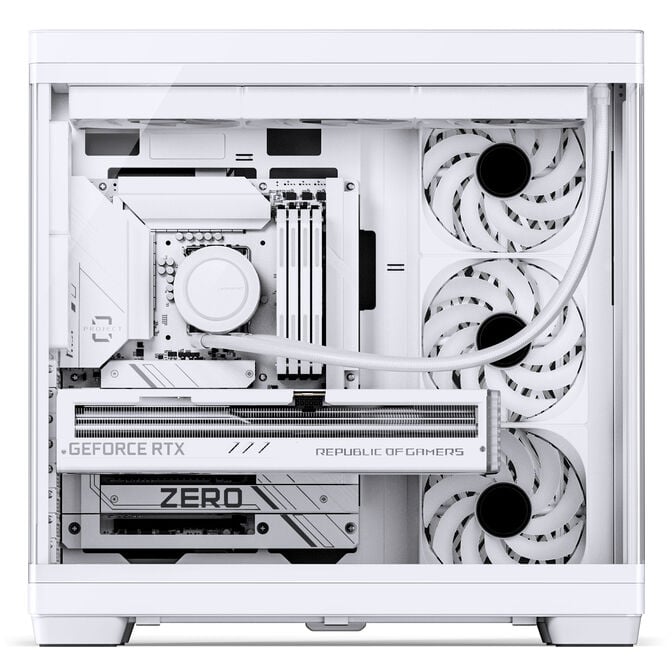 Jonsbo TK-4 Case, Midi Tower, ATX, Tempered Glass - White image number 8