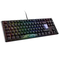 Ducky One 3 Classic Black/White TKL Gaming Keyboard, RGB LED - MX-Clear