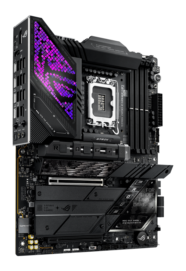 ASUS ROG Strix Z890-E Gaming WiFi motherboard, socket LGA 1851, Intel Z890, ATX, DDR5 image number 1
