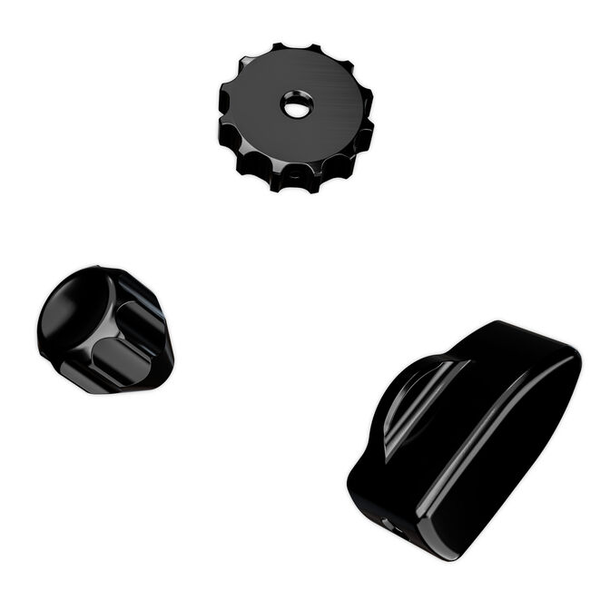 Ascher Racing Knob Kit Pro &ndash; Stealth Black image number 0