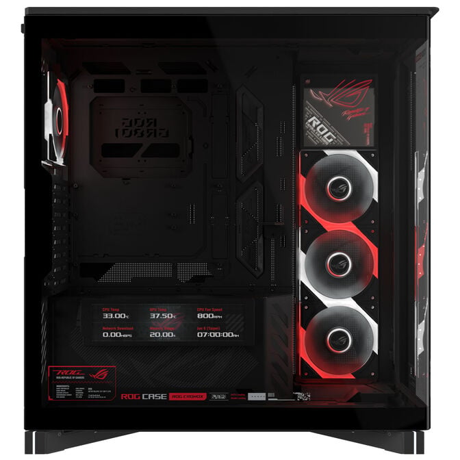 ASUS ROG Cronox GR801 PC-Geh&auml;use, Big-Tower, E-ATX, ARGB, Tempered Glass - schwarz image number 5