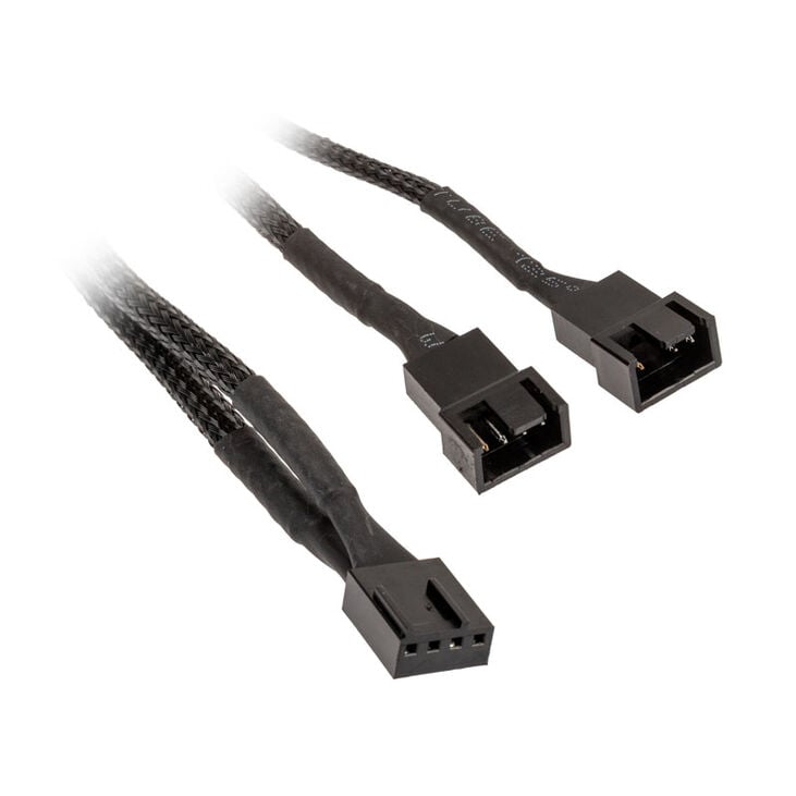 Akasa PWM Lüftersplitter, 4er Pack - schwarz image number 1