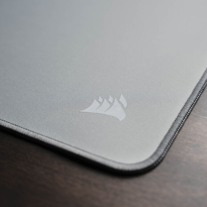 CORSAIR MM Gaming-Mauspad, Stoffoberfl&auml;che, Anti-Fray-Kanten - grau, M image number 4
